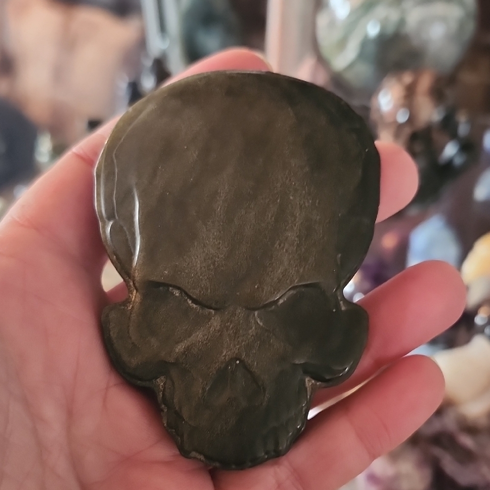 SOLD Obsidian Skull